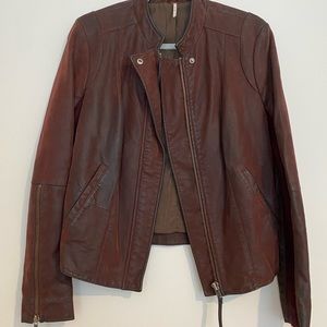 Free People Wine Jacket (Fits like size 6-8)